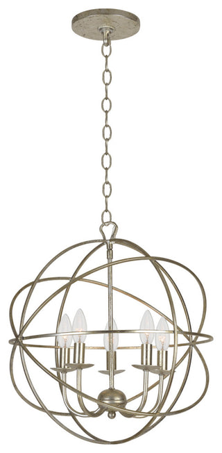 Elight 5 Light Silver Mini Chandelier