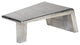 vidaXL Coffee Table, Vintage Table, Polished Aluminum, 37.4''''x21.7''''x13.8''''