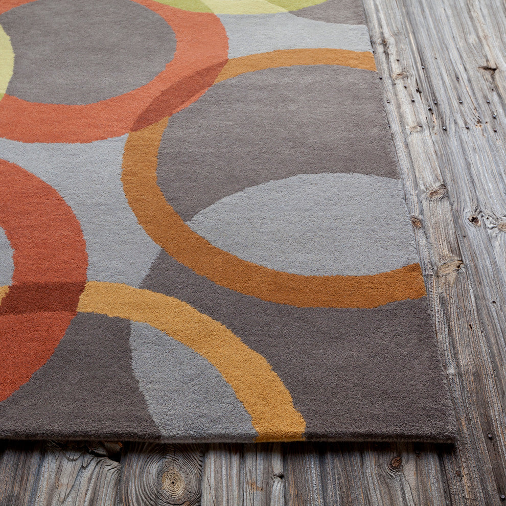 Allie Geometric Contemporary Area Rug, 8'x10'