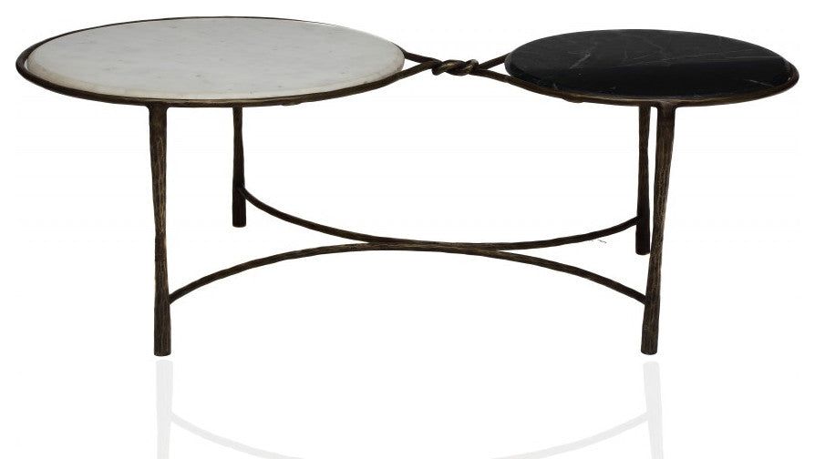 Mid Century Dual Rim Coffee Table