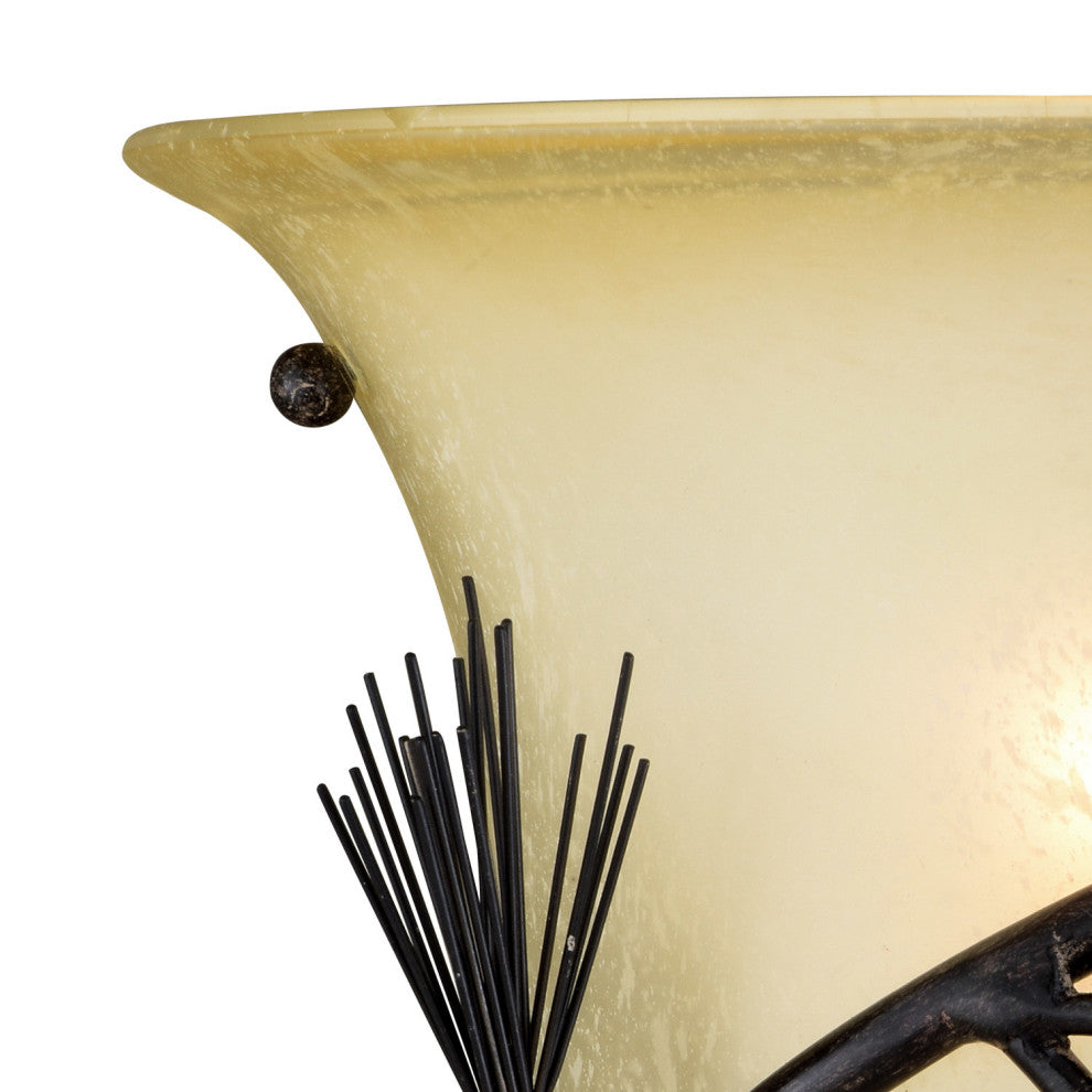 Sierra 1-Light Wall Sconce, Black Walnut