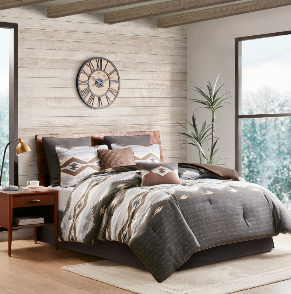 Woolrich Bitter Creek Oversized Overfilled Southwest Comforter Set, Full