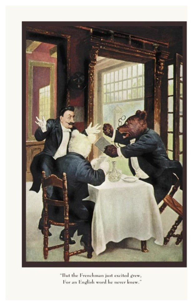 "Teddy Roosevelt's Bears: The Frenchman" Paper Print by R.K. Culver, 14"x20"