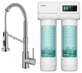 KRAUS Bolden Pull-Down Filter Kitchen Faucet SFS w/ Purita Filtration System