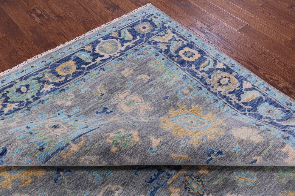 8' 2" X 10' 2" Turkish Oushak Handmade Wool Rug - Q13385