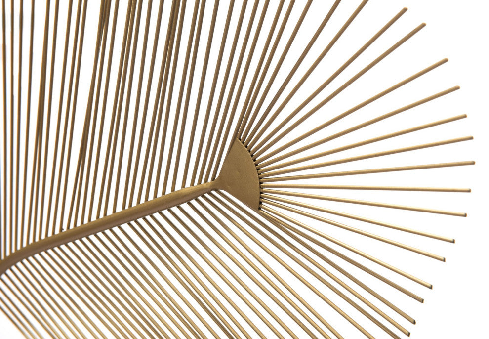 Wall Art, Steel Metal, Gold, Living Lounge Cafe Room Hotel Lobby Hospitality