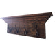Fancy Wall Hanging Coat Rack Mantel Coat Rail 30" With Crown Molding