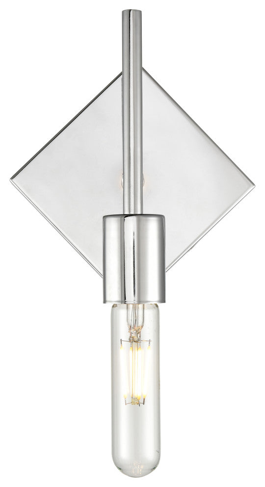 Mia 1-Light 6" Sconce, Polished Chrome
