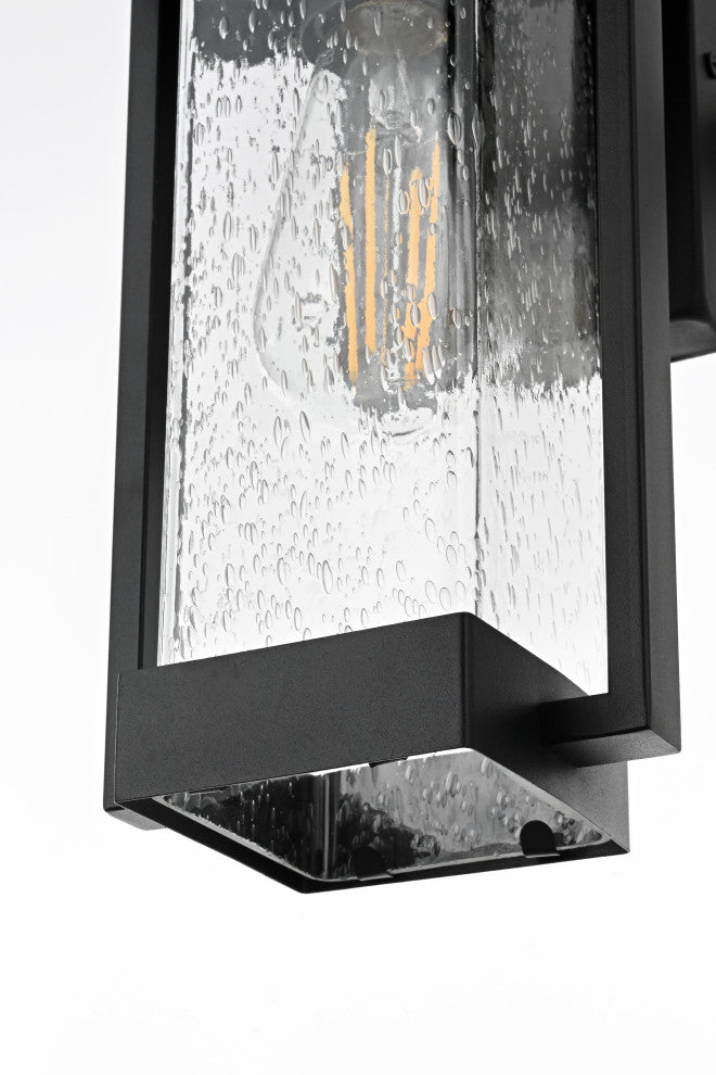 Home Living 6.5" Outdoor Wall Sconce, Black