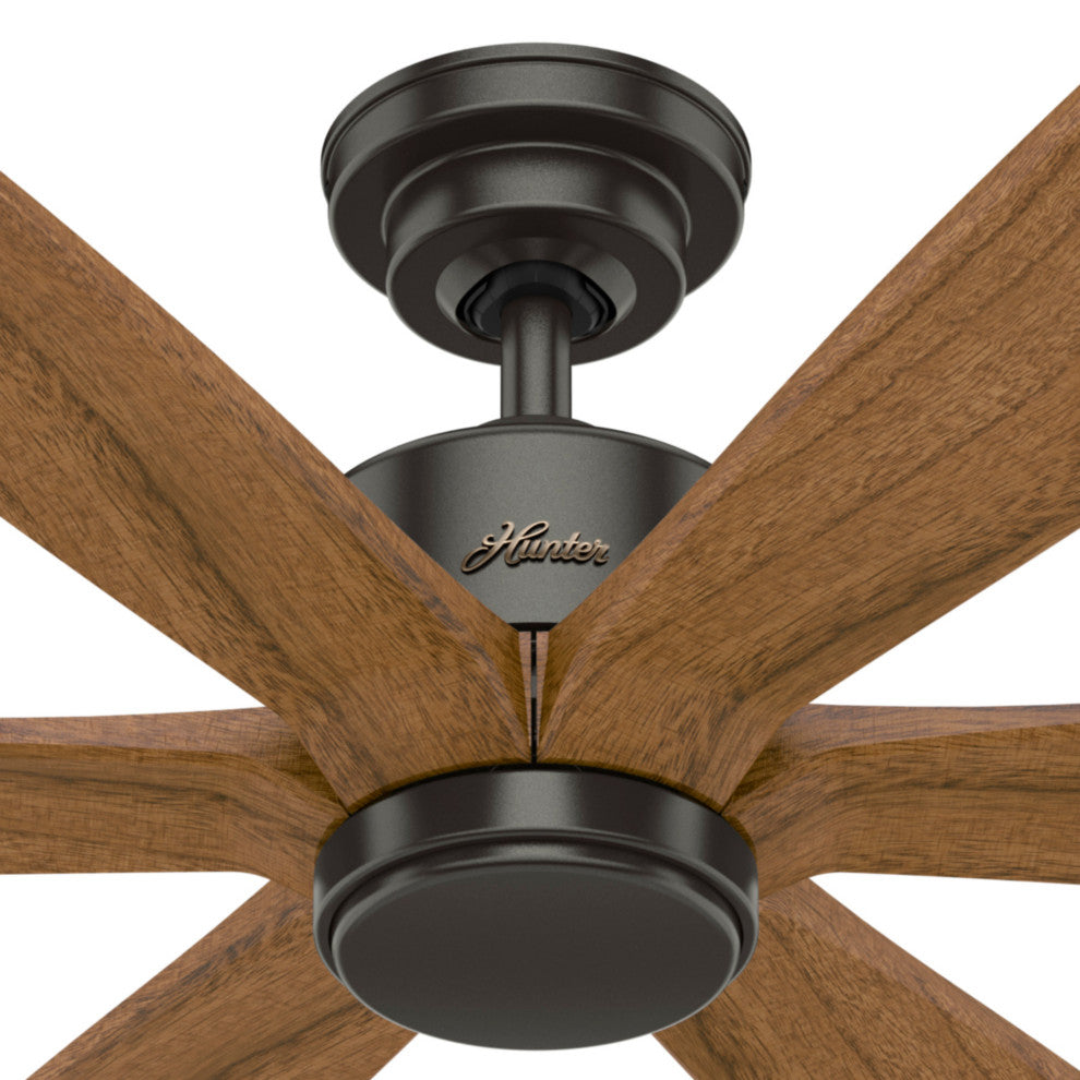 Hunter 58" Rhinebeck Noble Bronze Ceiling Fan With Wall Control