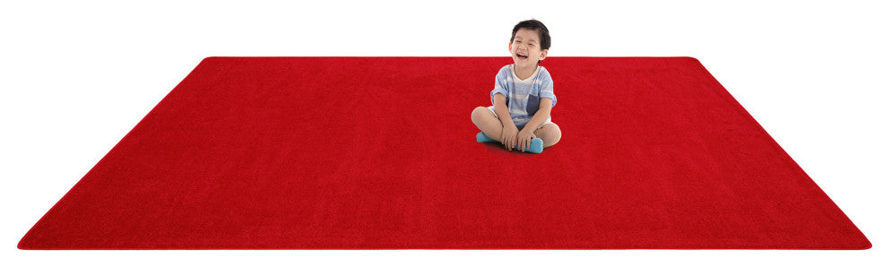 Kid Essentials Rug, Endurance, Red, 6'x9'