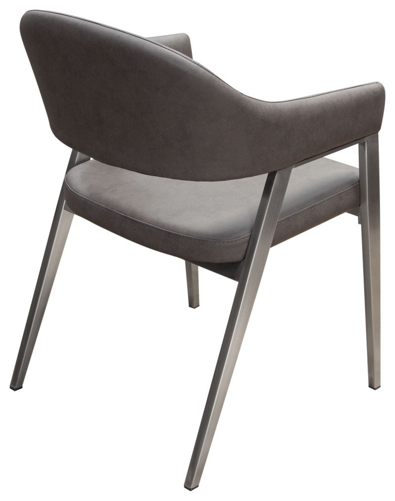 Adele 2 Accent Chairs, Gray