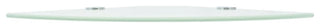 vidaXL Wall Corner Shelf Floating Shelf Display Shelf for Book White Glass