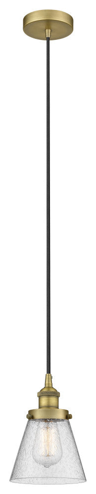 Innovations 616-1PH-BB-G64 1-Light Mini Pendant, Brushed Brass