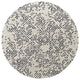 Ahgly Company Indoor Round Mid-Century Modern Area Rugs, 3' Round