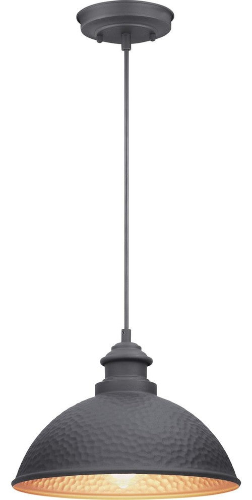 Englewood Collection 1-Light Hanging Lantern, Black
