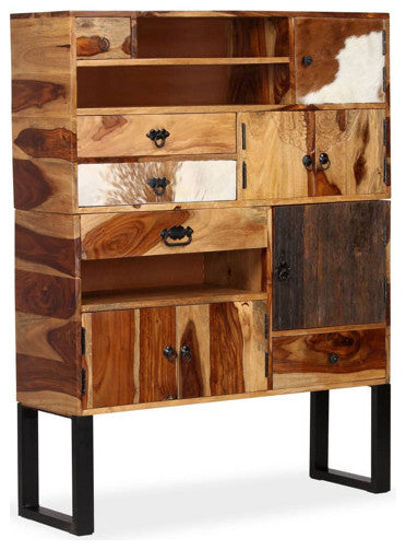 vidaXL Sideboard Drawer Cupboard Sideboard Buffet Cabinet Solid Wood Sheesham