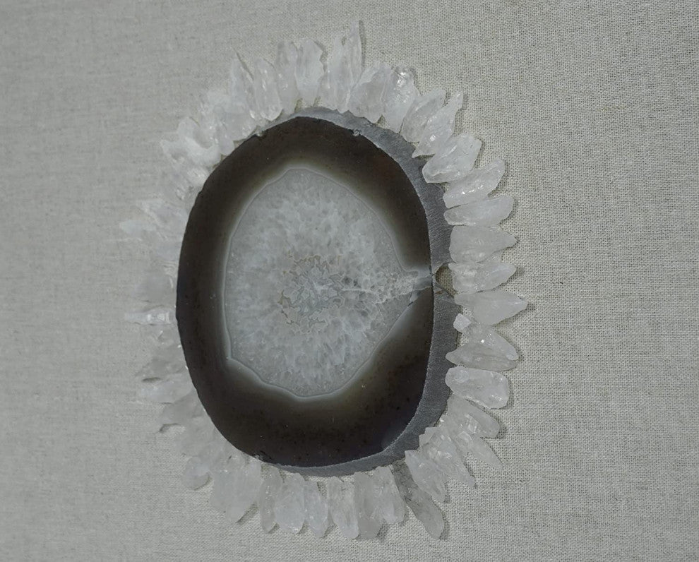 Quartz Sun Flower Shadow Box Wall DÃ©cor