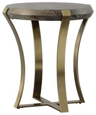 Uttermost - 22940 - Side Table - Unite - Brushed Brass