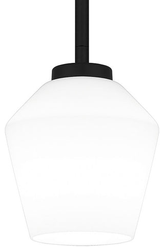 Quoizel NIE1505 Nielson 6"W Mini Pendant - Matte Black