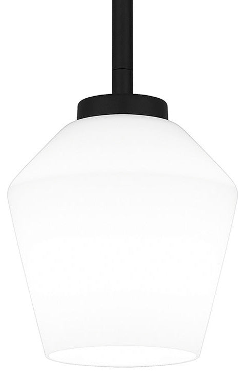 Quoizel NIE1505 Nielson 6"W Mini Pendant - Matte Black