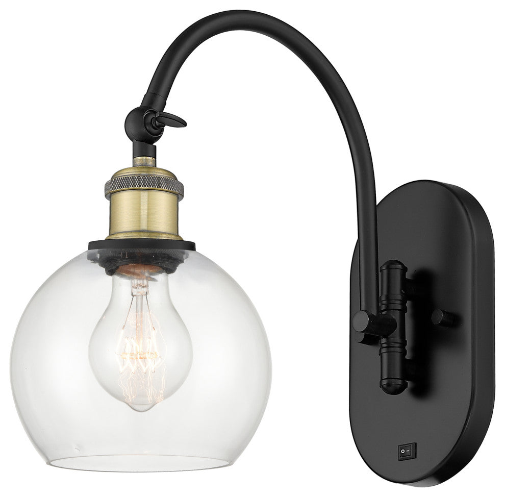 Innovations 518-1W-BAB-G122-6-LED 1-Light Sconce, Black Antique Brass