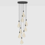 Large Canopy Black & Ash, Graphite Grip With 9 Graphite Pendants