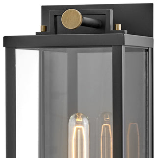 Hinkley Catalina Medium Wall Mount Lantern, Black