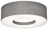 Montclair LED Ceiling Fixture, Grey, 13", Flush Mount