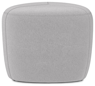 Moore Small Ottoman, Light Grey
