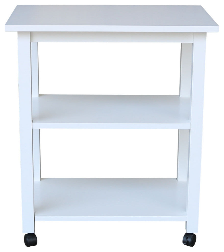 Solid Wood Microwave Cart