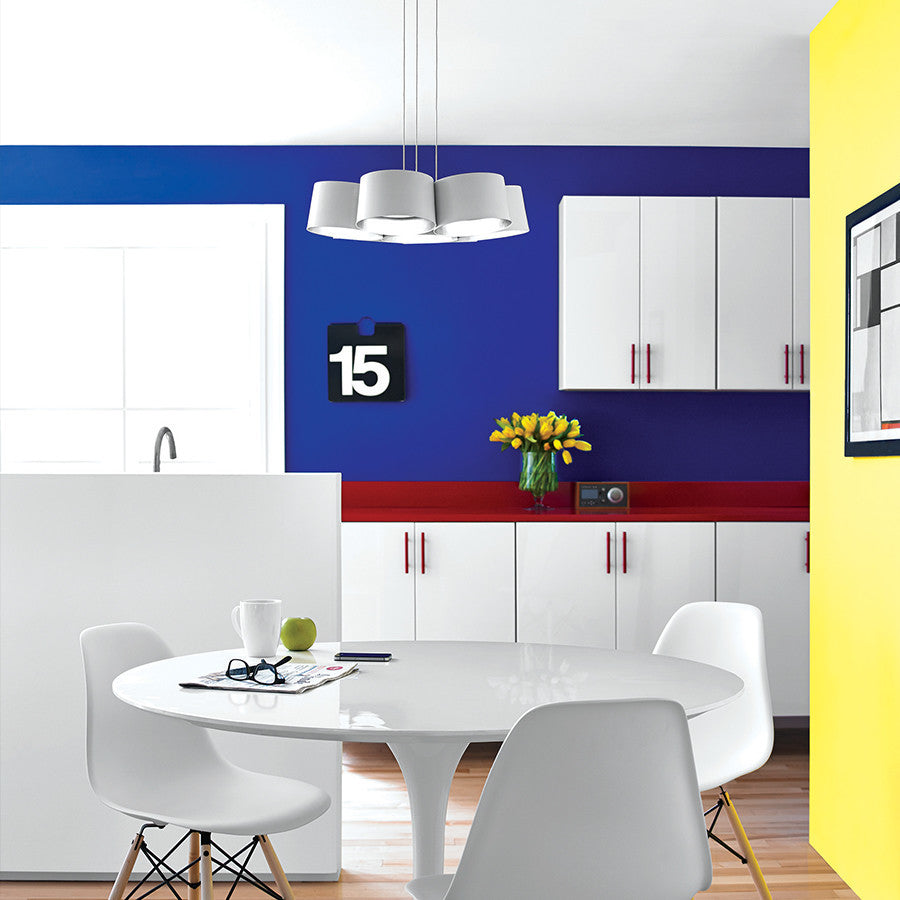 Modern Forms Marimba LED Chandelier, Gold Leaf, 18"