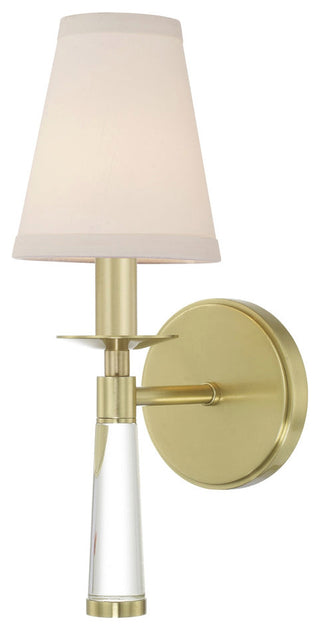 Crystorama 8861-AG, 1-Light Wall Mount, Aged Brass