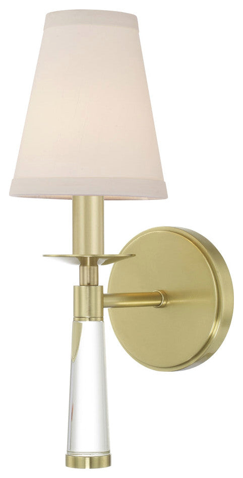 Crystorama 8861-AG, 1-Light Wall Mount, Aged Brass