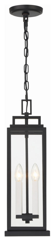 Crystorama Lighting Group ASP-8915 Aspen 4 Light 7"W Outdoor - Matte Black