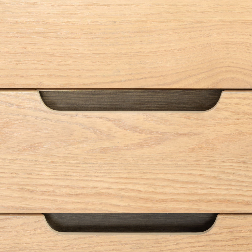 Safavieh Couture Beethoven 6 Drawer Dresser, Natural