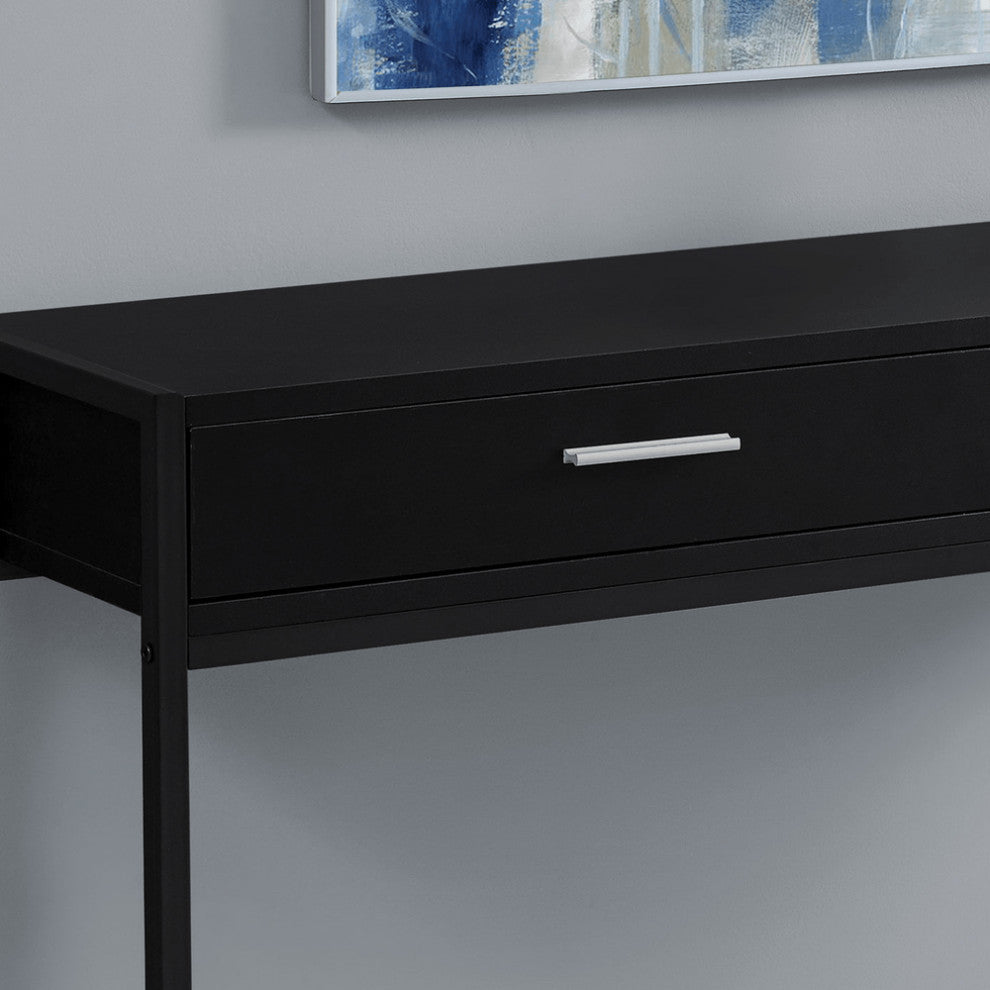 48" Black Frame Console Table