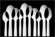 "Spoons Abstract: Forest" Framed Canvas Giclee by Jacqueline Hammer, 31x21"