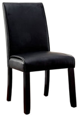 Benzara Grandstone I Contemporary Side Chair,Set Of 2, Black