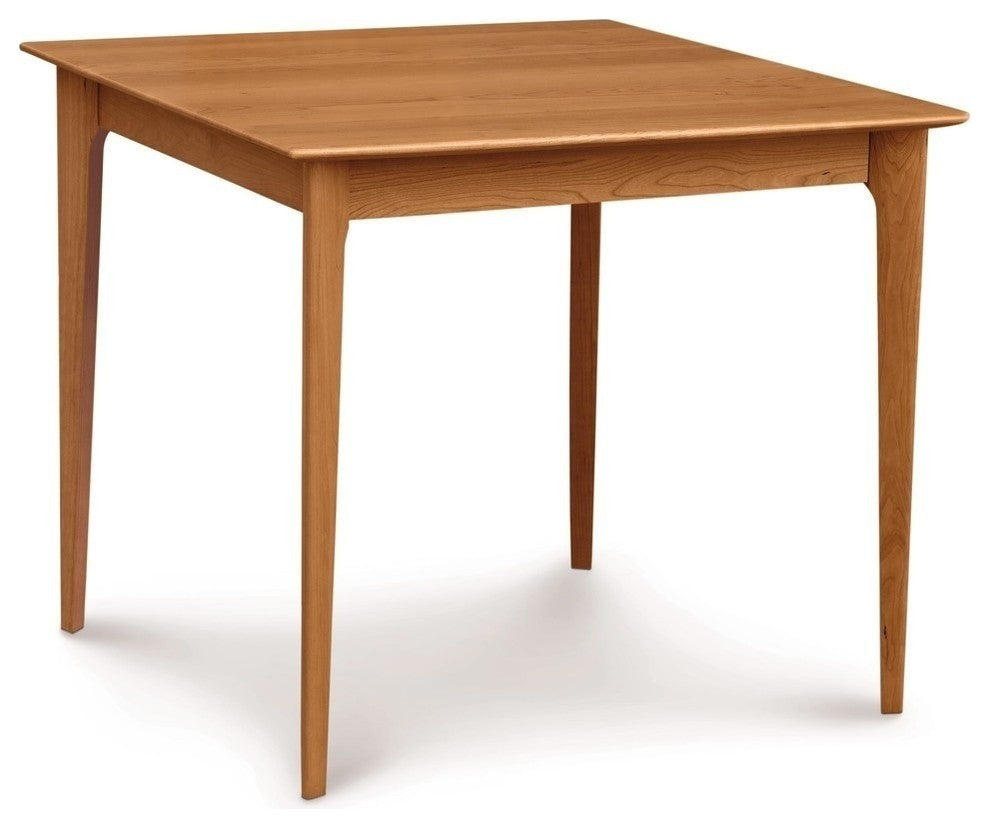 Copeland Sarah Square Fixed Top Table, Smoke Cherry, 40"