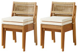 Barton 5-Piece Patio Dining Set, Dining Table, 4 Stackable Patio Chairs, 5-Piece Set