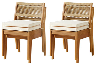 Barton 5-Piece Patio Dining Set, Dining Table, 4 Stackable Patio Chairs, 5-Piece Set