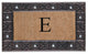 A1HC First Impression Rubber and Coir Decorative Tray Doormat 18"x30", E