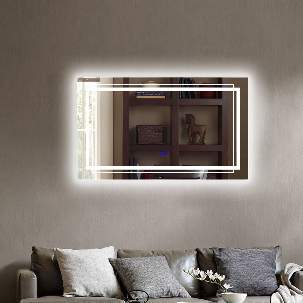 CHLOE Lighting LUMINOSITY Rectangular TouchScreen LED Mirror