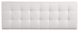 Lily Queen Vinyl Headboard, White