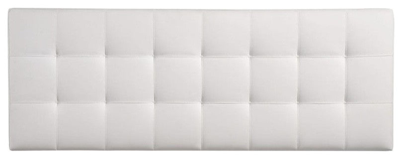 Lily Queen Vinyl Headboard, White