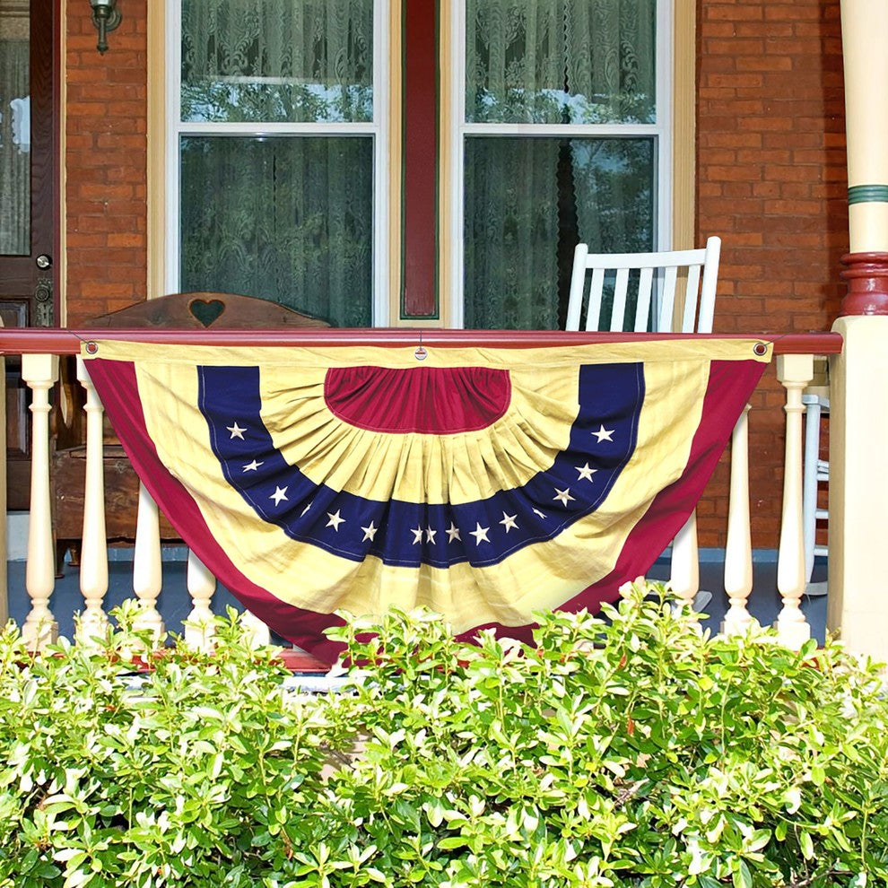 Aged Flag Bunting, 55"