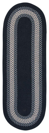 Colonial Mills Rug North Ridge Navy Runner, Oval
