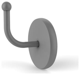Skyline Robe Hook, Matte Gray