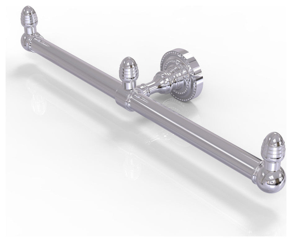 Dottingham 2 Arm Guest Towel Holder, Polished Chrome